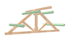 Oak Truss Ridge Beams