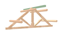 Oak Truss Ridge Beams